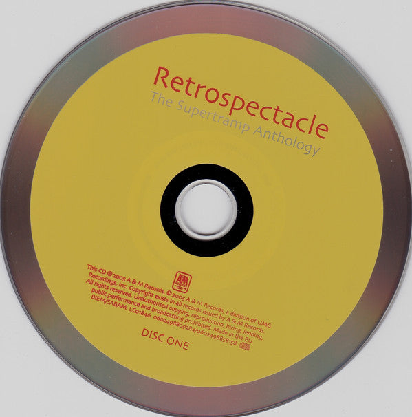 Supertramp : Retrospectacle (The Supertramp Anthology) (2xCD, Comp)