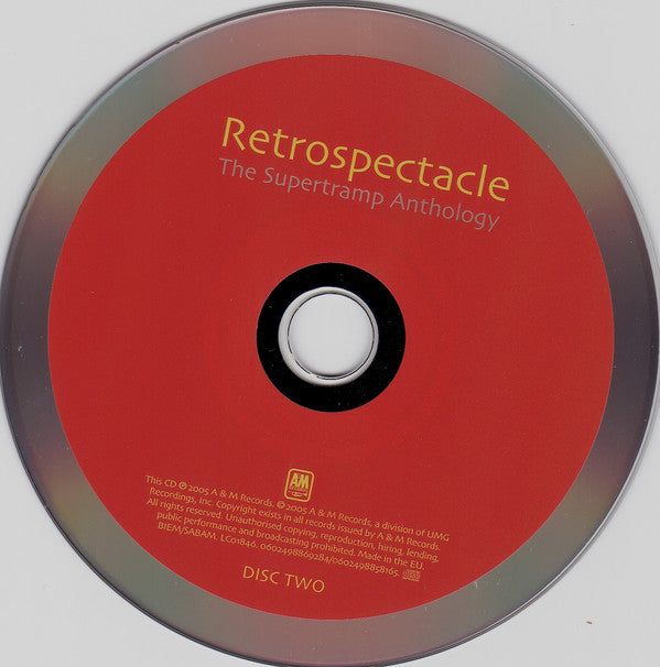 Supertramp : Retrospectacle (The Supertramp Anthology) (2xCD, Comp)