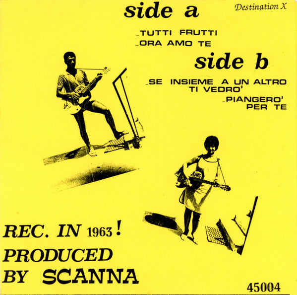 Giulio & His Guitar : Tutti Frutti E.P. (7", EP)