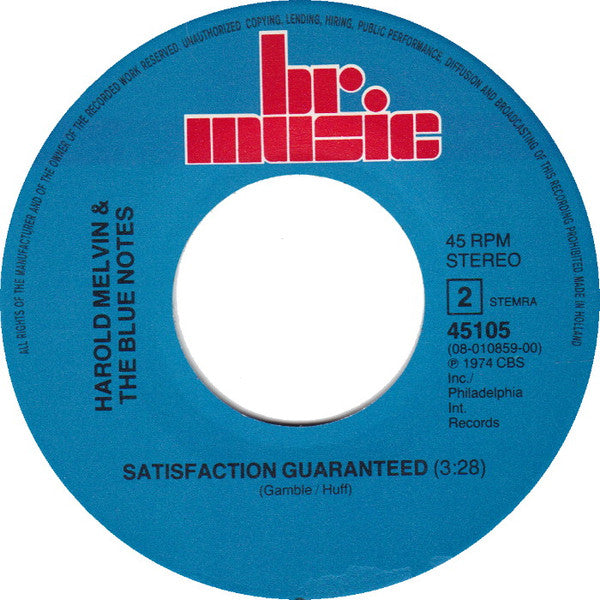 Harold Melvin And The Blue Notes : If You Don't Know Me By Now (7", Single, RE)