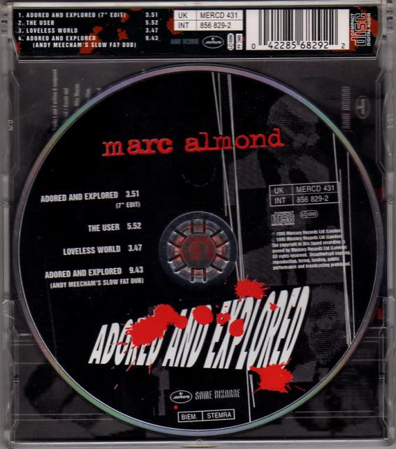 Marc Almond : Adored And Explored (CD, Single, PMD)
