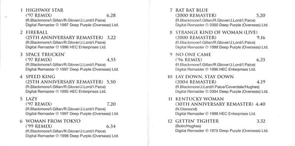 Deep Purple : The Collection (CD, Comp)