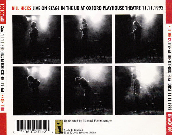 Bill Hicks : Shock And Awe:  Live At Oxford Playhouse 11 November 1992 (CD)