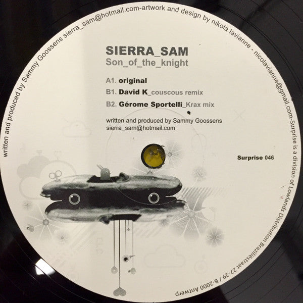 Sierra Sam : Son Of The Knight (12")