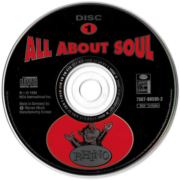 Various : All About Soul (53 Original Soul Classics) (2xCD, Comp, RM)