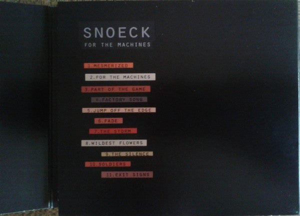 Snoeck : For The Machines (CD, Album)