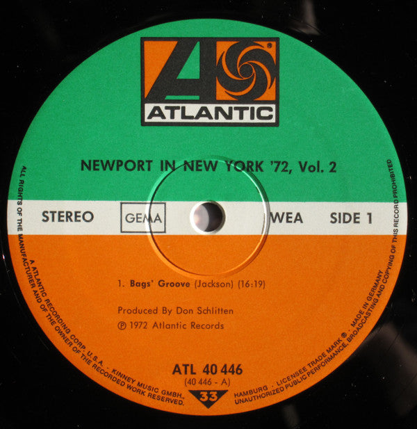 Various : Newport In New York '72 - The Jam Sessions, Vol. 2 (LP)