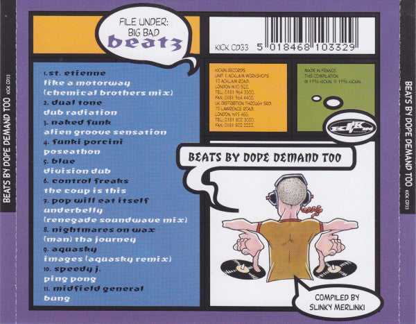 Various : Beats By Dope Demand Too (CD, Comp)
