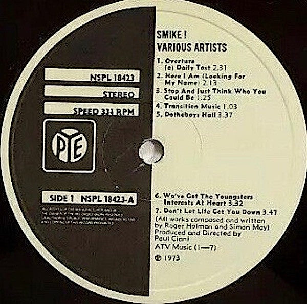 Roger Holman & Simon May : Smike (LP)