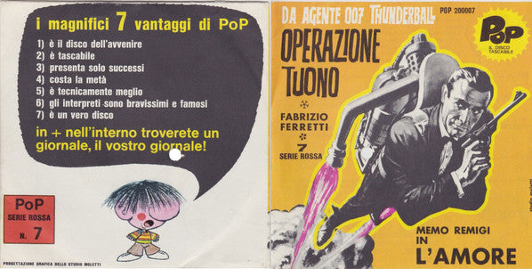Fabrizio Ferretti / Memo Remigi : Operazione Tuono / L'Amore (6")
