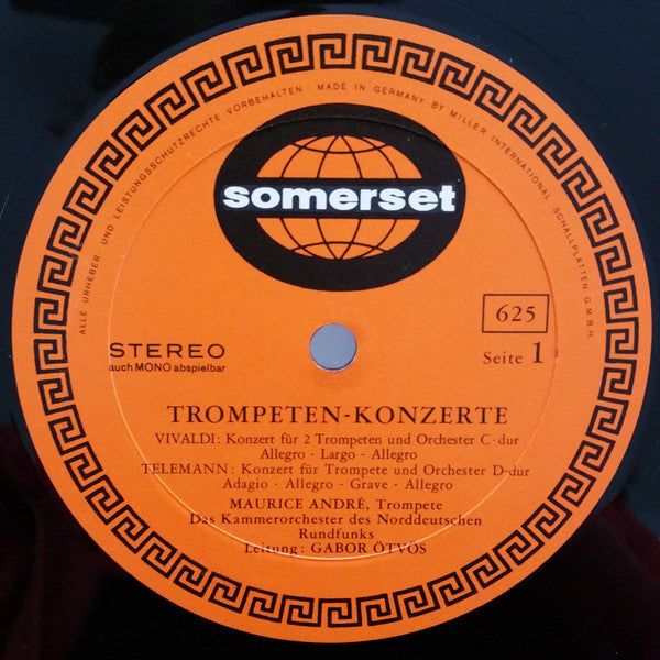 Maurice André, Gabor Ötvös, Kammerorchester Des Norddeutschen Rundfunks : Trompeten-Konzerte (LP)
