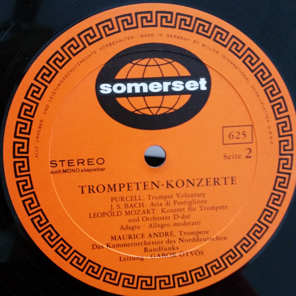Maurice André, Gabor Ötvös, Kammerorchester Des Norddeutschen Rundfunks : Trompeten-Konzerte (LP)