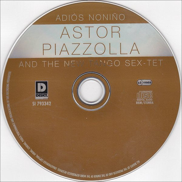 Astor Piazzolla Y Su Sexteto Tango Nuevo : Adiós Noniño (Live!) (CD, Album)