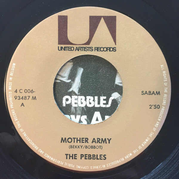 The Pebbles : Mother Army (7", Single)