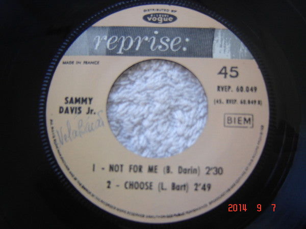 Sammy Davis Jr. : Bee-bom (7", EP)