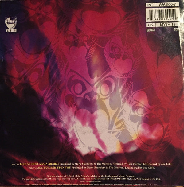 The Mission : Like A Child Again (7", Single)