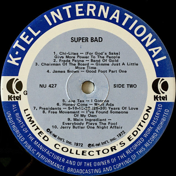 Various : Super Bad (LP, Comp, Ltd, Glo)