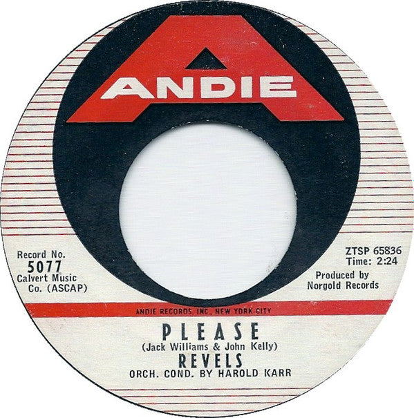 The Re-Vels : Two Little Monkeys (In A Banana Tree) (7", Single)