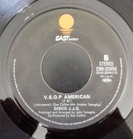 Disco J.J.S. : V.S.O.P. American = ディスコ・アメリカン (7", Advance, Single)
