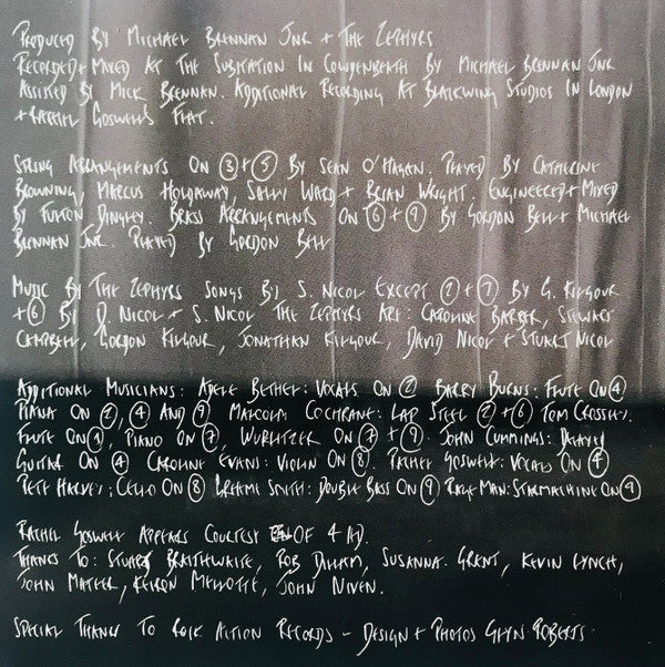 The Zephyrs : When The Sky Comes Down It Comes Down On Your Head (CD, Album)