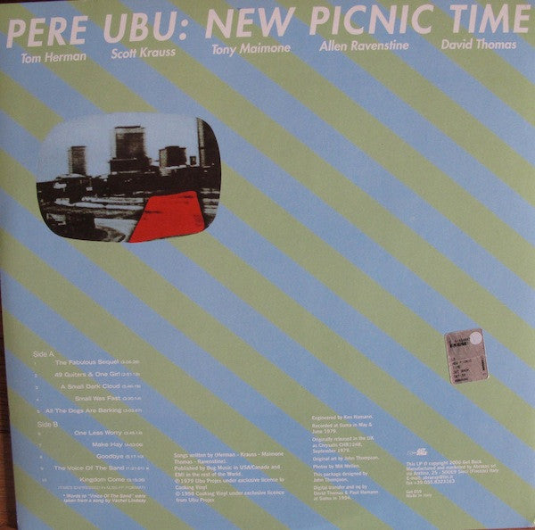 Pere Ubu : New Picnic Time (LP, Album, RE, Gat)