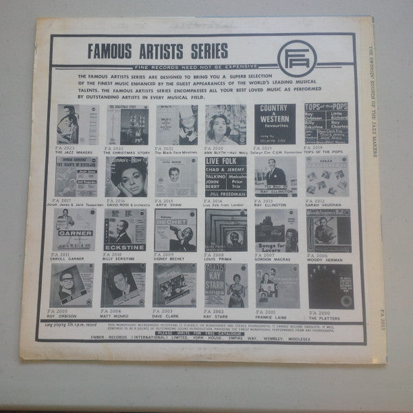 Ronnie Ross & Allan Ganley : The Swingin' Sounds Of The Jazz Makers (LP, Album)