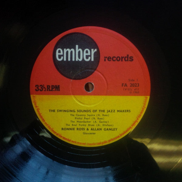 Ronnie Ross & Allan Ganley : The Swingin' Sounds Of The Jazz Makers (LP, Album)