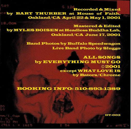 Everything Must Go : Apocalipstick (CD, Album)