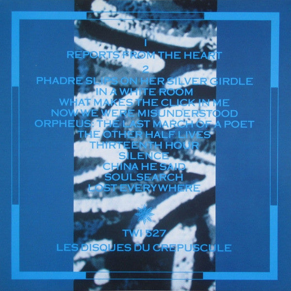 Winston Tong : Reports From The Heart (12")