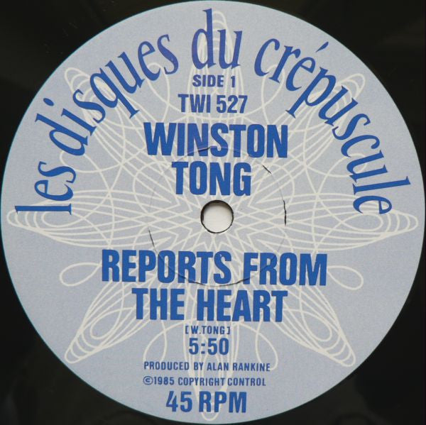 Winston Tong : Reports From The Heart (12")
