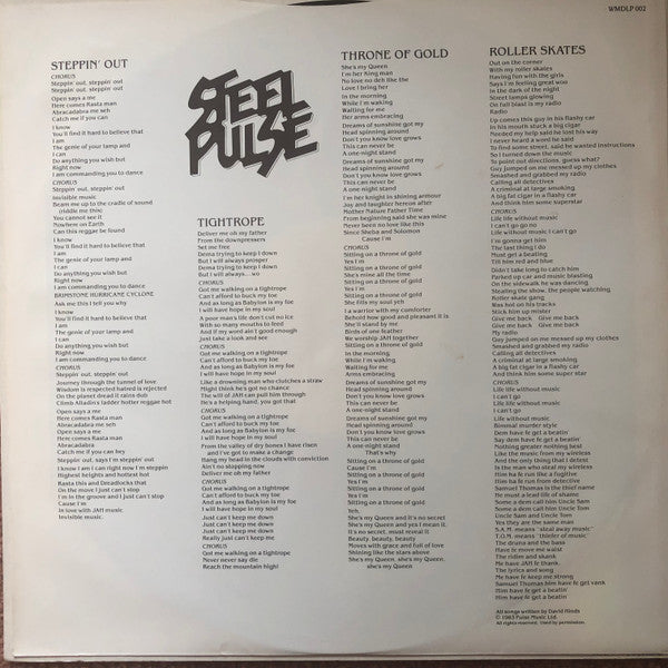 Steel Pulse : Earth Crisis (LP, Album)
