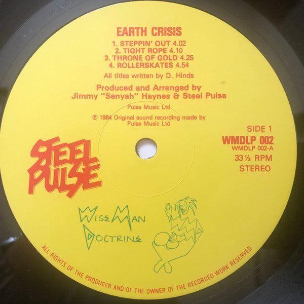 Steel Pulse : Earth Crisis (LP, Album)
