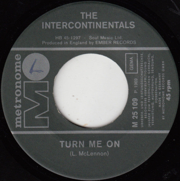 The Intercontinentals : Kangaroo / Turn Me On (7", Single)