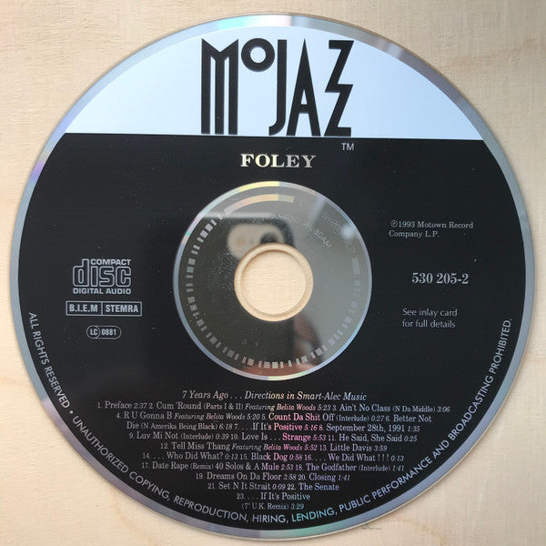 Foley : 7 Years Ago ... Directions In Smart-Alec Music (CD, Album)