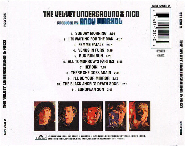 The Velvet Underground & Nico (3) : The Velvet Underground & Nico (CD, Album, RE, RM)