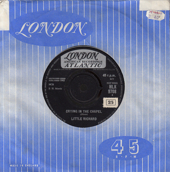 Little Richard : Crying In The Chapel (7")