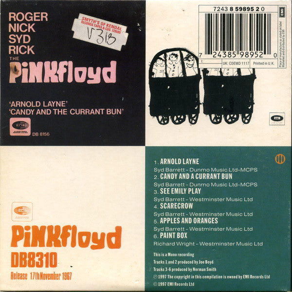 Pink Floyd : 1967 / The First 3 Singles (CD, Comp, Mono)