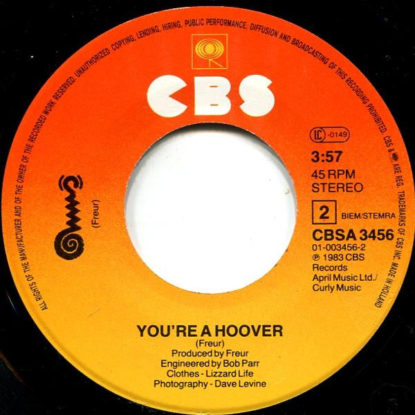 Freur : Matters Of The Heart (7", Single)