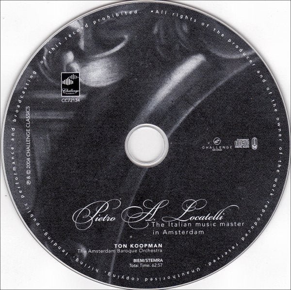 Pietro Antonio Locatelli - Ton Koopman • The Amsterdam Baroque Orchestra • Margaret Faultless : The Italian Music Master In Amsterdam (CD, Album)