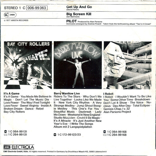 Pilot : Get Up And Go (7", Single)