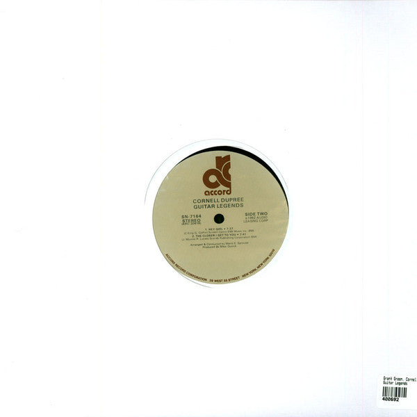 Grant Green, Cornell Dupree : Guitar Legends (LP, Album, Comp)