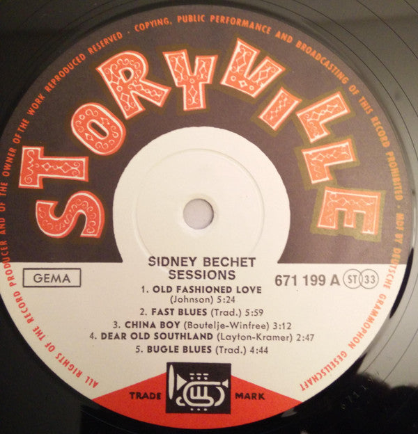 Sidney Bechet : Sessions (LP)