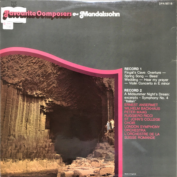 Felix Mendelssohn-Bartholdy : Favourite Composers (2xLP, Comp)