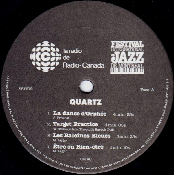 Quartz (22) : Quartz (LP, Album)