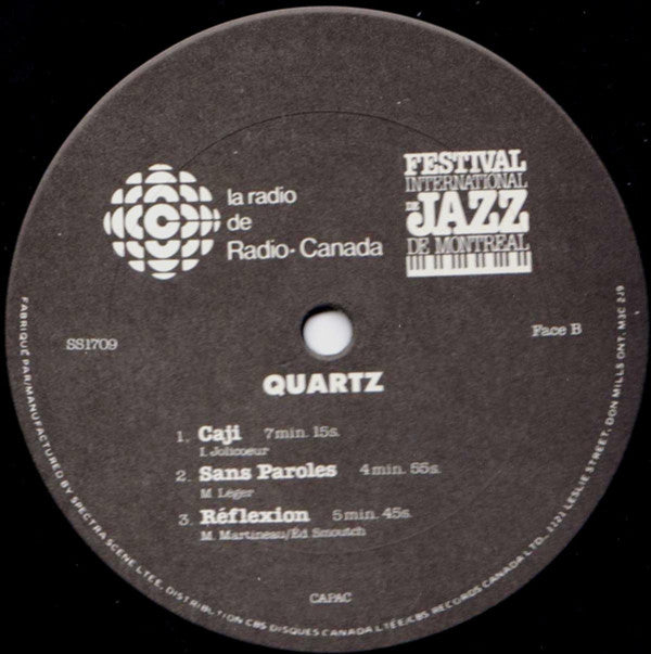 Quartz (22) : Quartz (LP, Album)