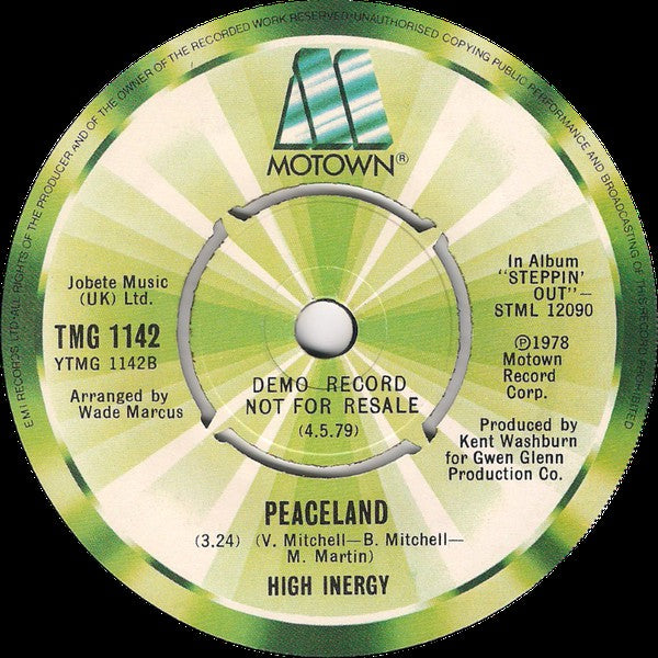 High Inergy : Shoulda Gone Dancin' (7", Single, Promo, Gre)