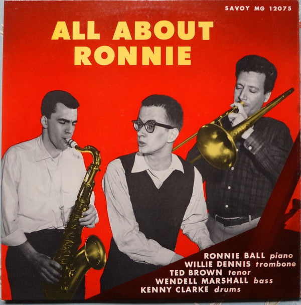 Ronnie Ball : All About Ronnie (LP, Album, Mono)