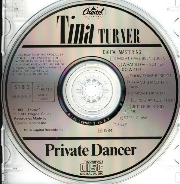 Tina Turner : Private Dancer (CD, Album)