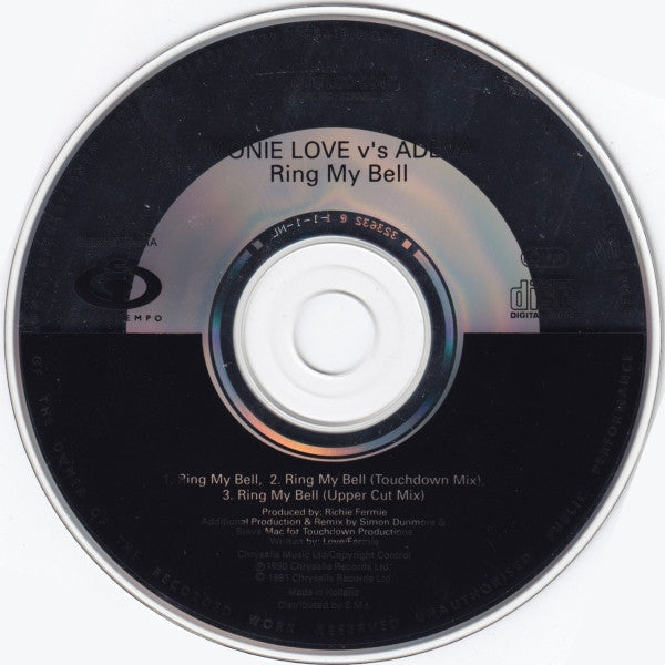 Monie Love Vs Adeva : Ring My Bell (CD, Single)