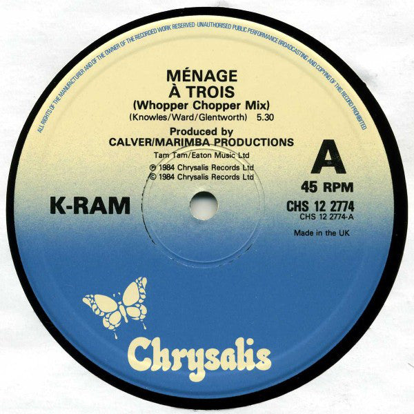 K-Ram : Ménage À Trois (12")